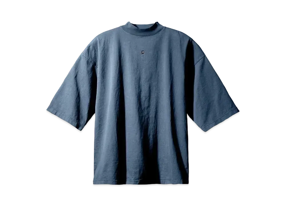 YEEZY GAP Logo 3/4 Sleeve Tee "Dark Blue"