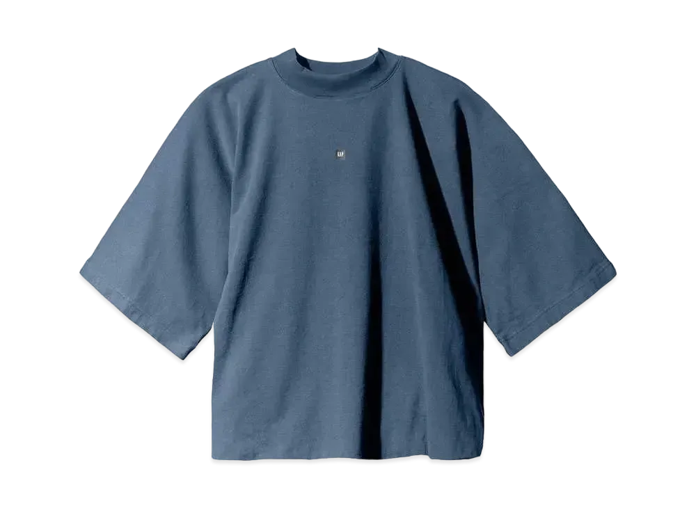 YEEZY GAP Logo No Seam Tee "Dark Blue"