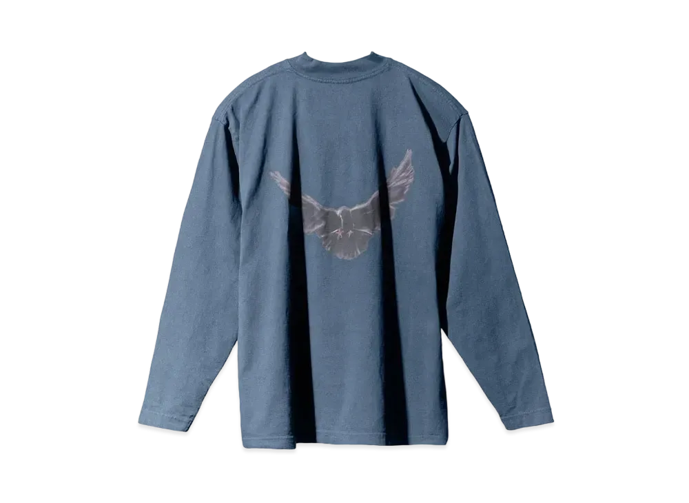 YEEZY GAP Dove Longsleeve Tee "Dark Blue"