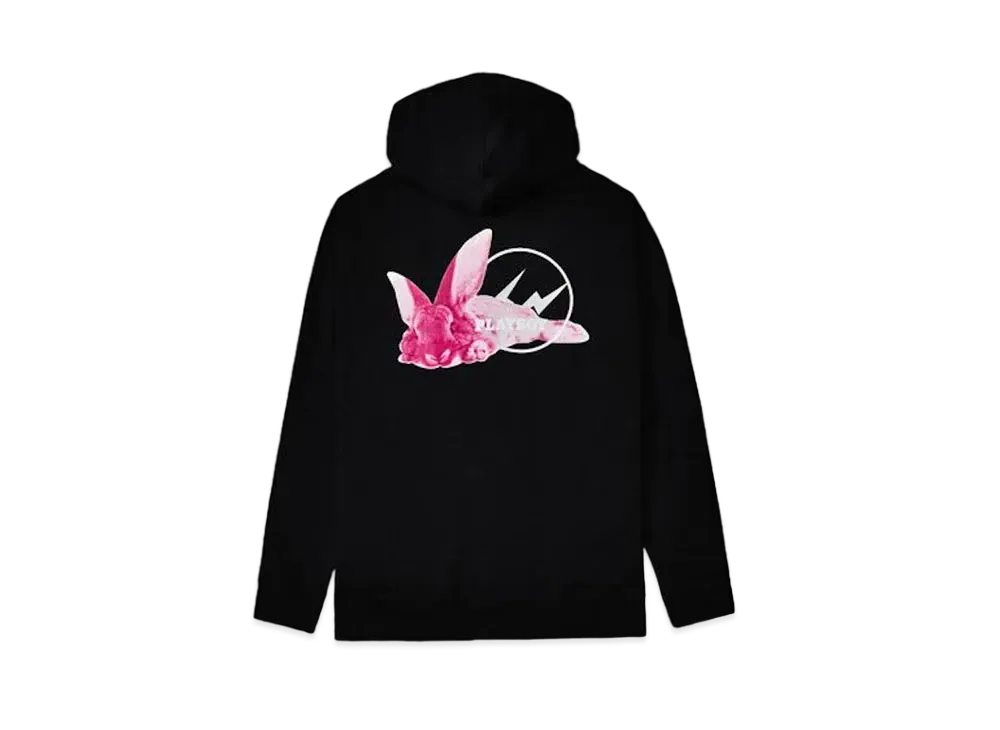 FRAGMENT Meets Playboy Pink Bunny Hoodie "Black"