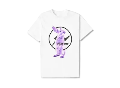 FRAGMENT Meets Playboy Purple Bunny Tee "White"