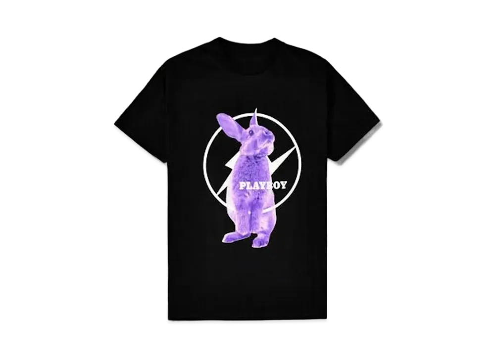 FRAGMENT Meets Playboy Purple Bunny Tee "Black"