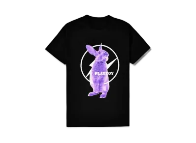 FRAGMENT Meets Playboy Purple Bunny Tee "Black"