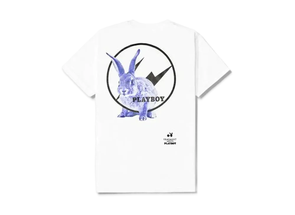 FRAGMENT Meets Playboy Blue Bunny Tee "White"