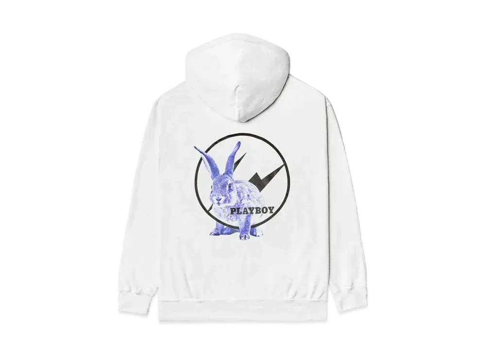 FRAGMENT Meets Playboy Blue Bunny Hoodie "White"
