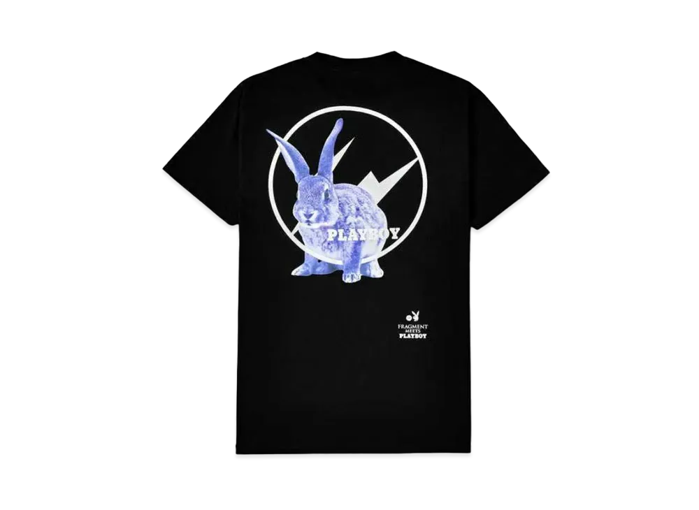 FRAGMENT Meets Playboy Blue Bunny Tee "Black"