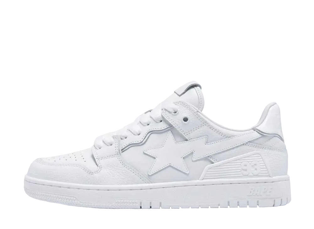 アベイシングエイプ スケートスタ "ホワイト"