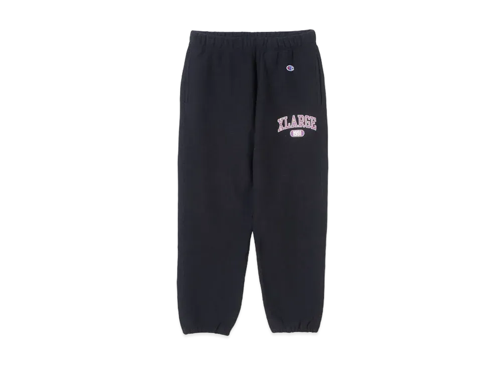 XLARGE x Champion College Sweat Pants "Black"