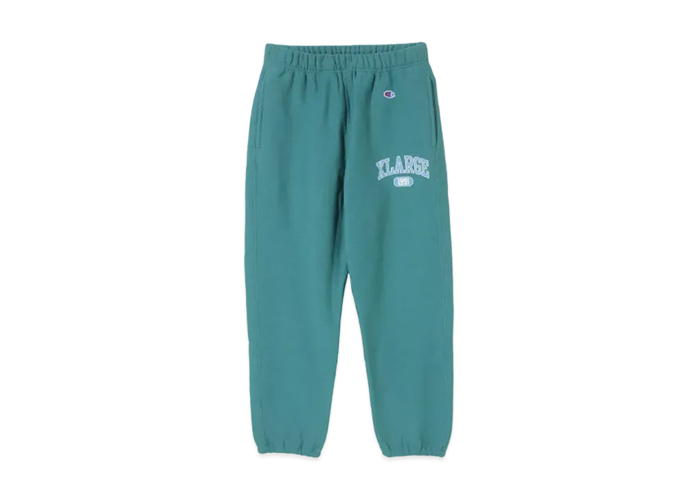 XLARGE x Champion College Sweat Pants "Green"