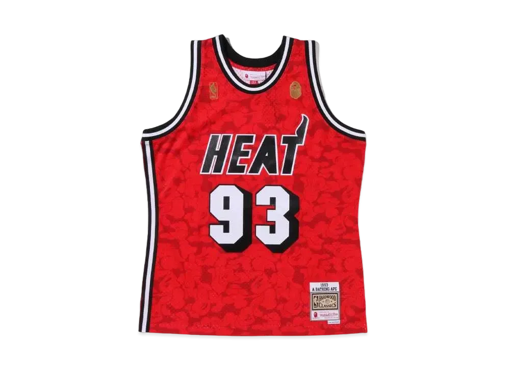 A BATHING APE x Mitchell&Ness x NBA MIAMI HEAT JERSEY Jersey