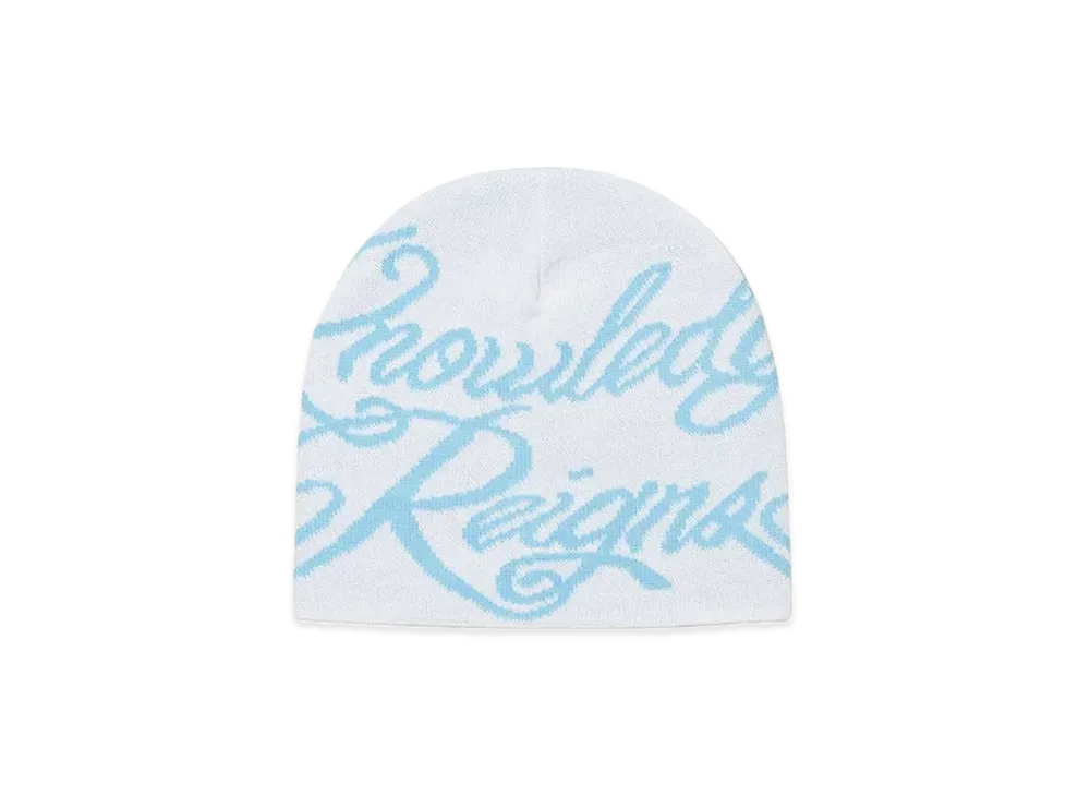 Supreme Knowledge Reigns Beanie "White"