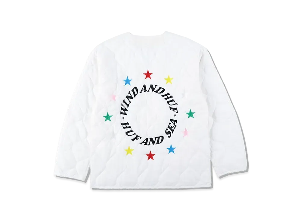 WIND AND SEA x HUF Quilted Liner Jacket "Ivory"