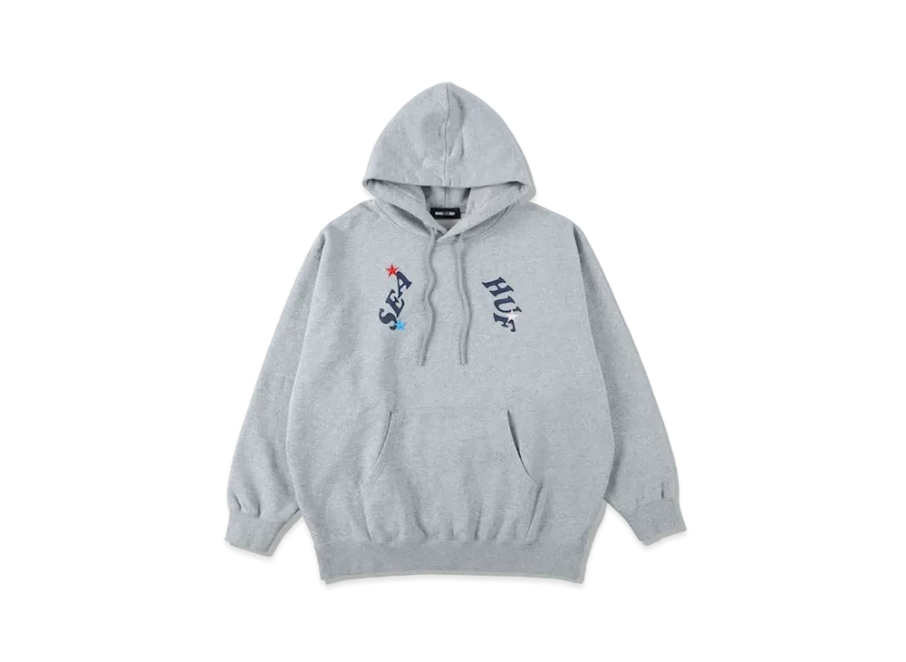 WIND AND SEA x HUF Hoodie "Heather Gray"