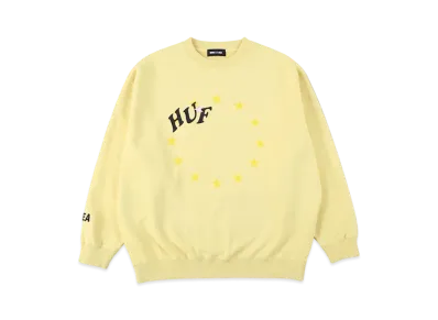 WIND AND SEA x HUF Crew Sweat "Yellow"