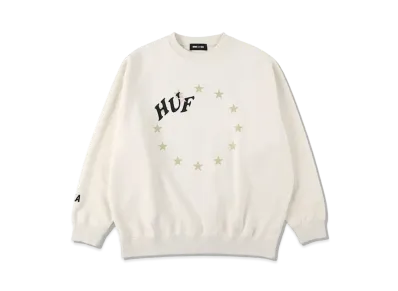 WIND AND SEA x HUF Crew Sweat "Ivory"