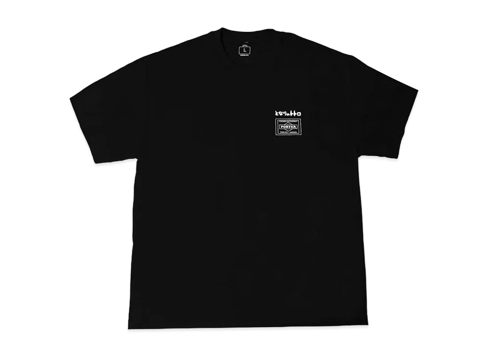 PORTER x My Neighbor Totoro Tee "Black"