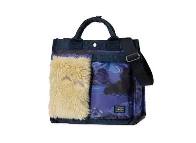 PORTER x My Neighbor Totoro 2Way Tote Bag (L) "Navy"
