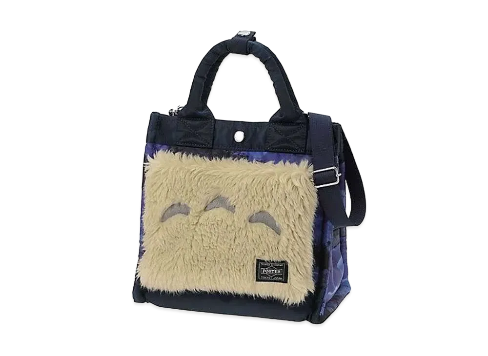 PORTER x My Neighbor Totoro 2Way Tote Bag (S) "Navy"