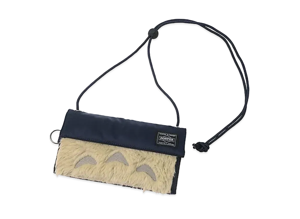 PORTER x My Neighbor Totoro 2Way Long Wallet "Navy"