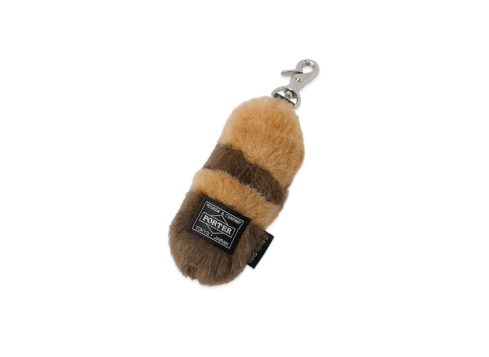PORTER x My Neighbor Totoro The Catbus Tail Key Charm "Brown"