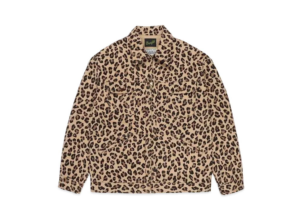 WACKO MARIA Wrangler / Trucker Jacket "Leopard"