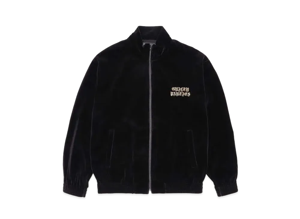 WACKO MARIA Velvet Track Jacket "Black"