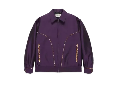 WACKO MARIA Velvet Western Jacket (Import Fabric / Dormeuil) "Purple"