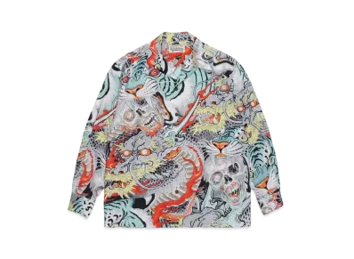WACKO MARIA TIM LEHI / Hawaiian Shirt "Blue"
