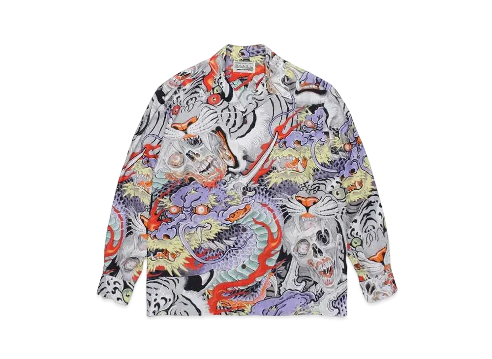 WACKO MARIA TIM LEHI / Hawaiian Shirt "Purple"