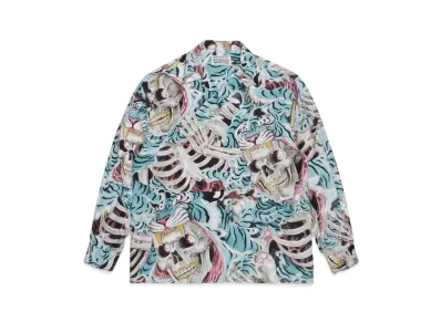 WACKO MARIA TIM LEHI / Hawaiian Shirt #1 "Blue"