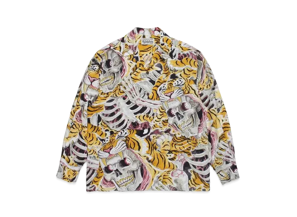 WACKO MARIA TIM LEHI / Hawaiian Shirt #1 "Yellow"