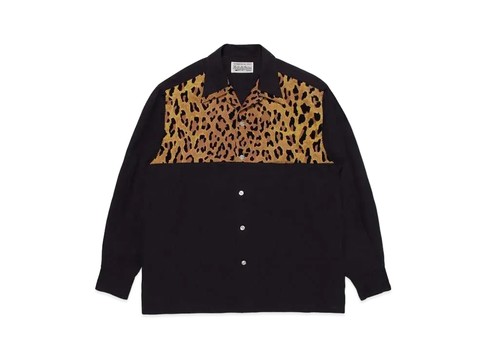WACKO MARIA 50's Shirt "Black Yellow"