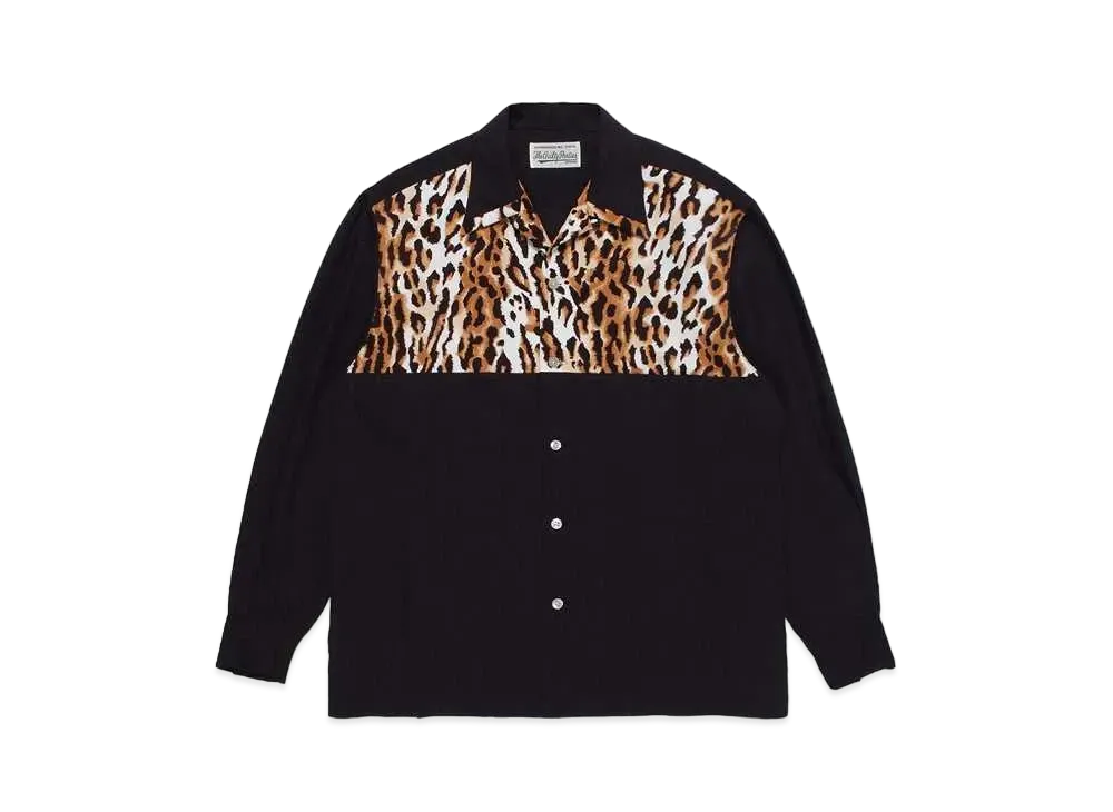 WACKO MARIA 50's Shirt "Black White"
