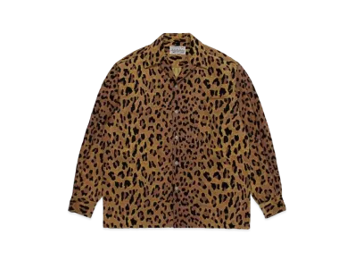 WACKO MARIA Corduroy Open Collar Shirt "Yellow"