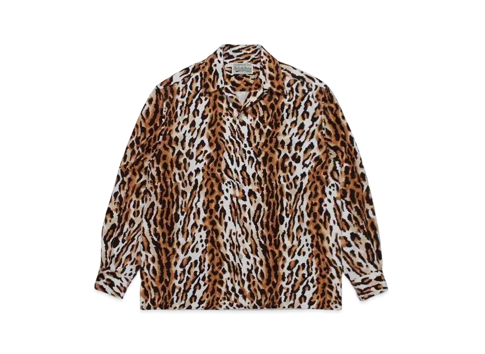 WACKO MARIA Corduroy Open Collar Shirt 