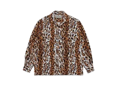 WACKO MARIA Corduroy Open Collar Shirt "White"