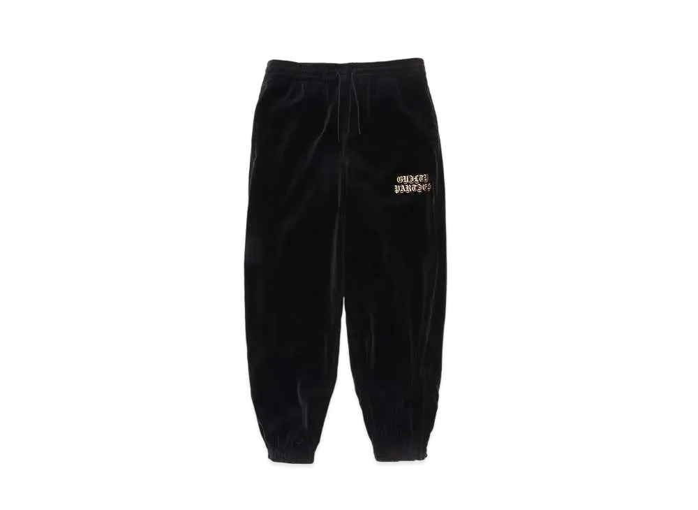 WACKO MARIA Velvet Track Pants "Black"