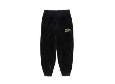 WACKO MARIA Velvet Track Pants "Black"