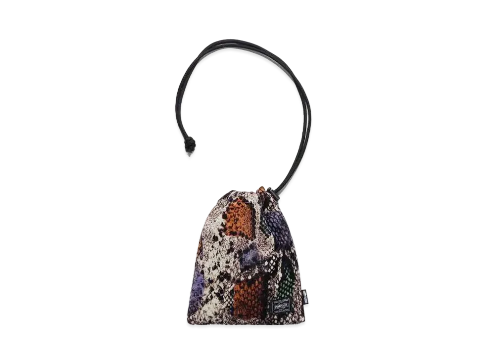 WACKO MARIA PORTER / Velvet Shoulder Pouch "Python"