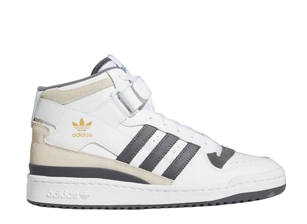 アディダス フォーラム ミッド "フットウェア ホワイト/ゴールド メタリック"