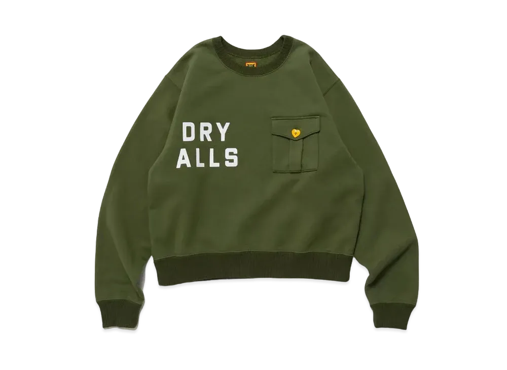 HUMAN MADE Military Sweatshirt #2 "Olive Drab"