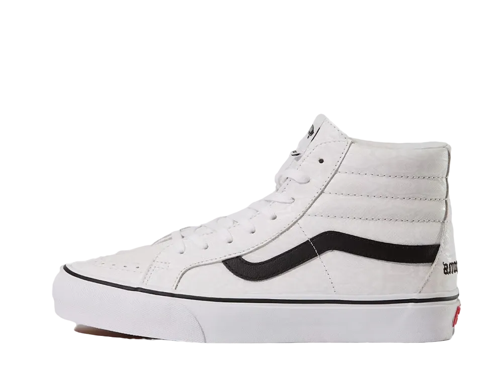 ヌーングーンズ × バンズ スケートハイ "ホワイトスネークスキン"