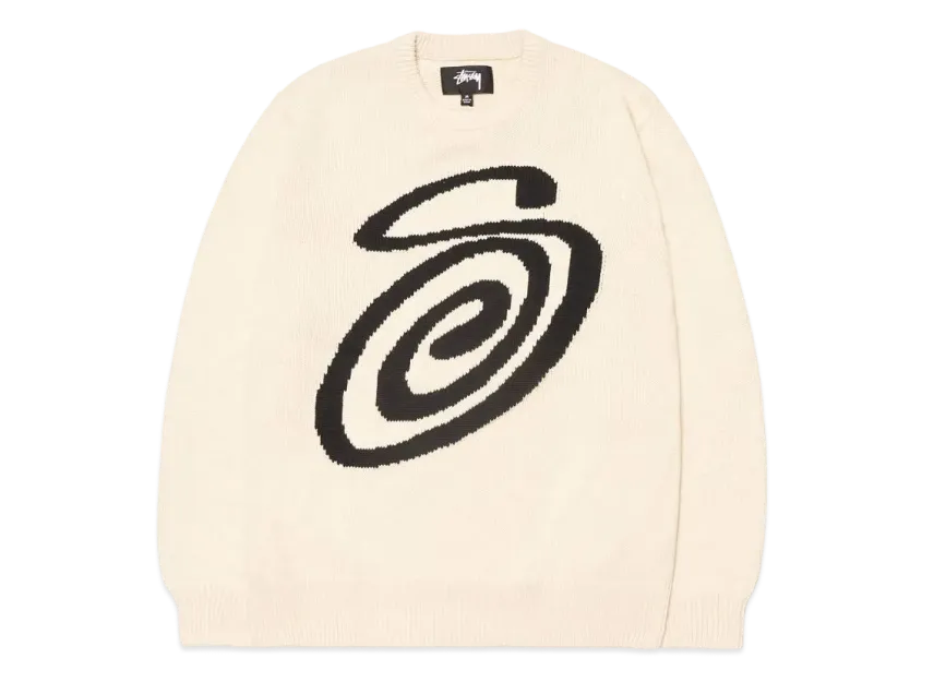 Stussy CURLY S SWEATER Stussy CURLY S SWEATER