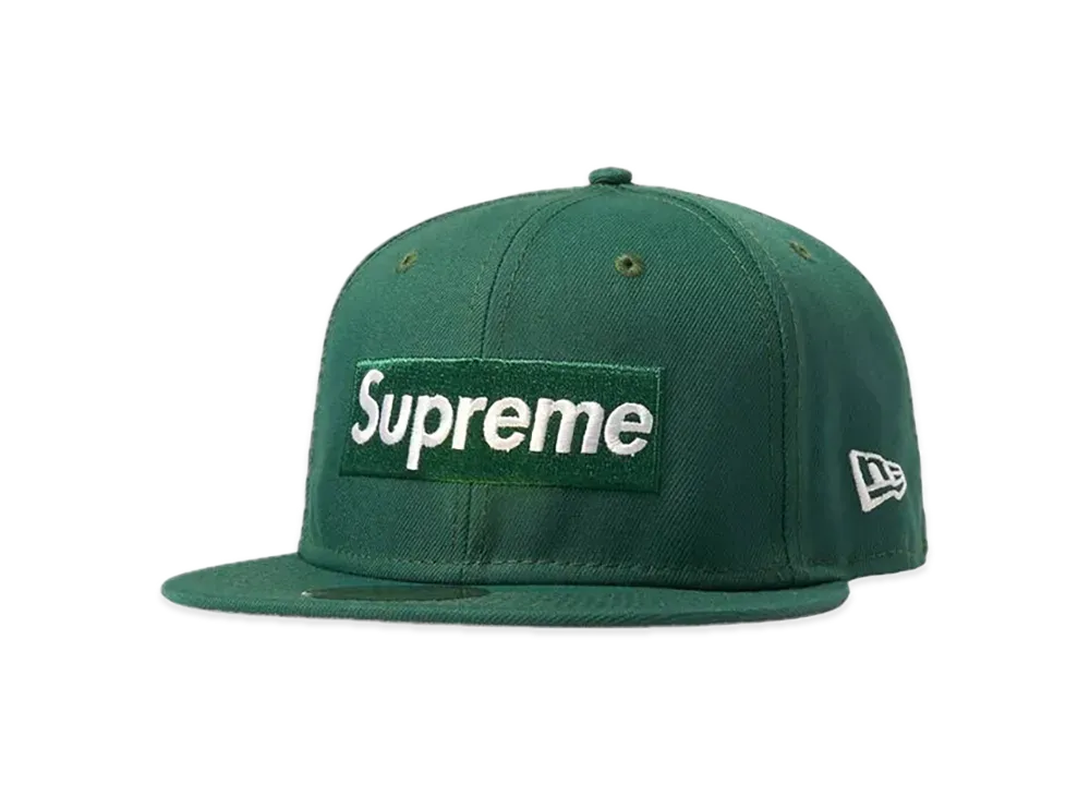 Supreme Money Box Logo New Era "Dark Green"