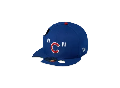 NEW ERA x OFF-WHITE x MLB CHICAGO CUBS CAP "Blue Red"