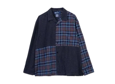 BoTT x creativedrugstore Box Flannel L/S Shirt "Blue"