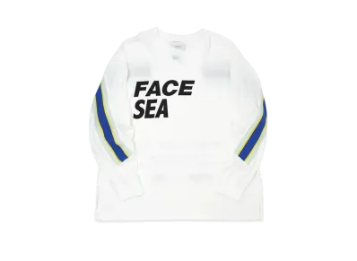 WIND AND SEA x FACETASM Rib Long Tee "White"