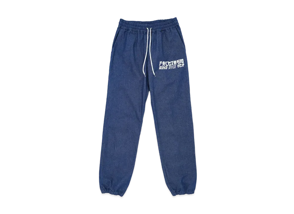 WIND AND SEA x FACETASM Rib Denim Pants "Indigo "