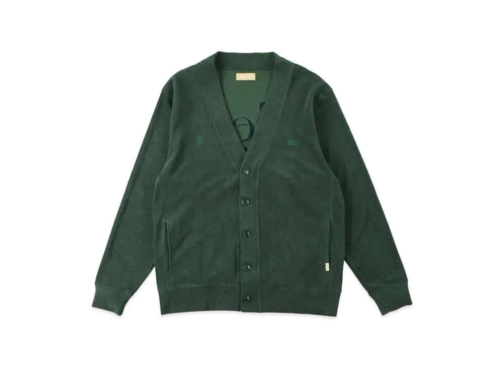 WIND AND SEA Soft Pile Cardigan "Green"