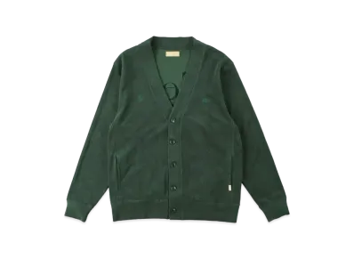 WIND AND SEA Soft Pile Cardigan "Green"